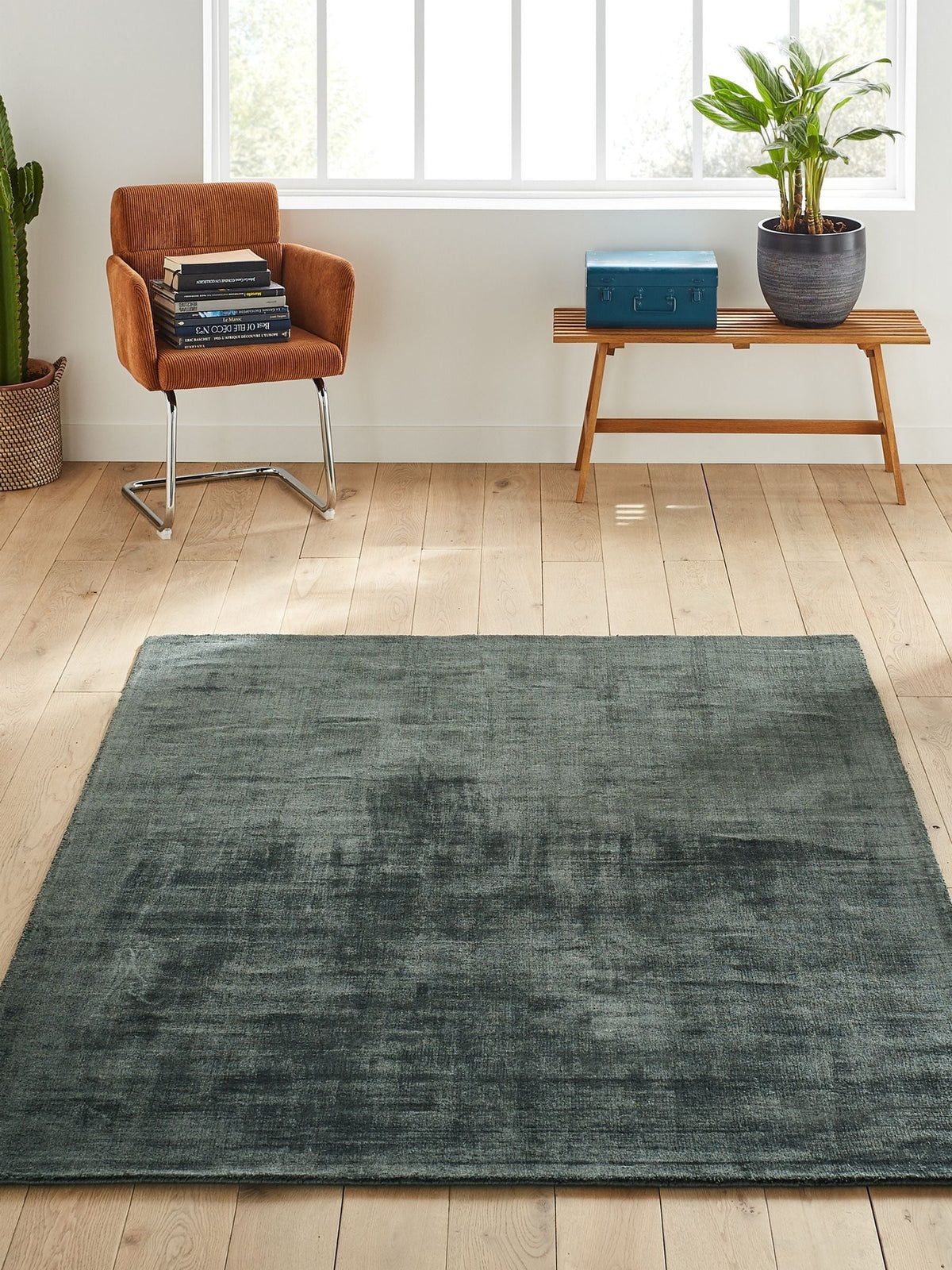 La Redoute Intérieurs Izri aged effect lyocell rug 200x290cm - British product