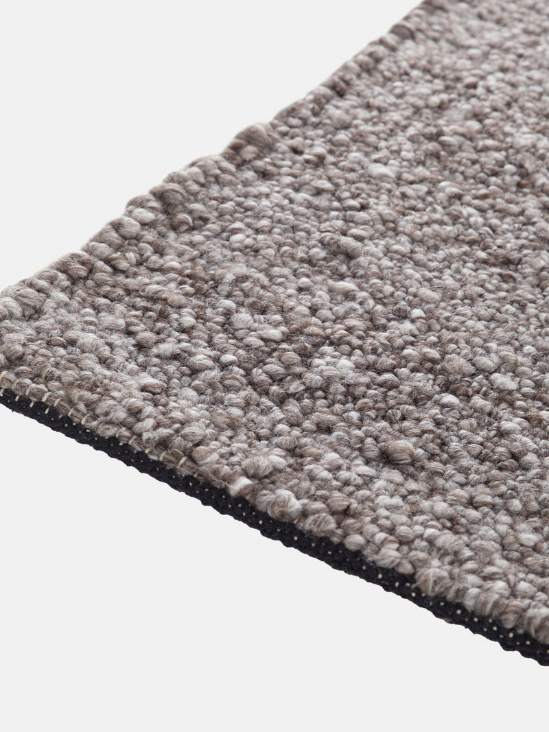 La Redoute Intérieurs Brown Hamea Rug with Knitted Effect