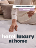 Silentnight Hotel Collection white mattress protector, imported from the UK