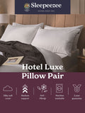 Sleepeezee Hotel Luxe Hypoallergenic Pillow Pair - British product