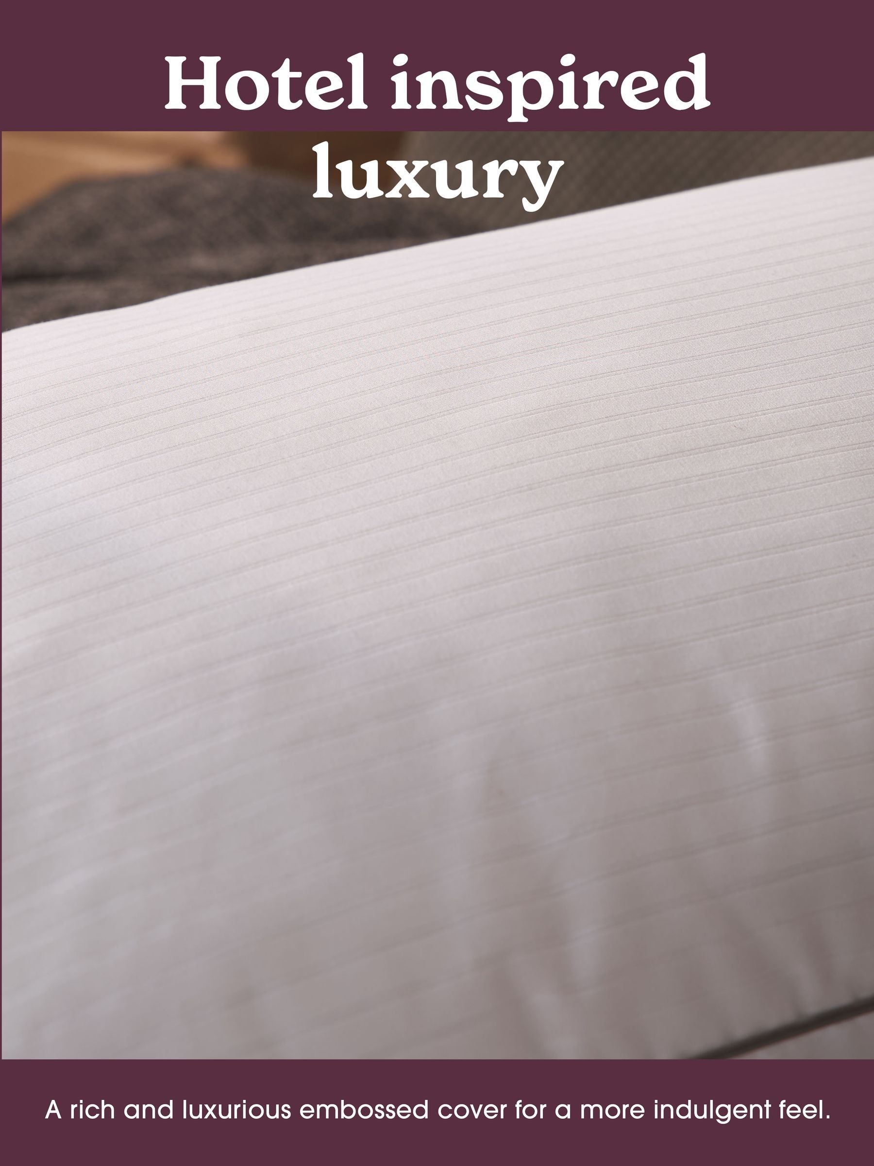 Sleepeezee Hotel Luxe Hypoallergenic Pillow Pair - British product