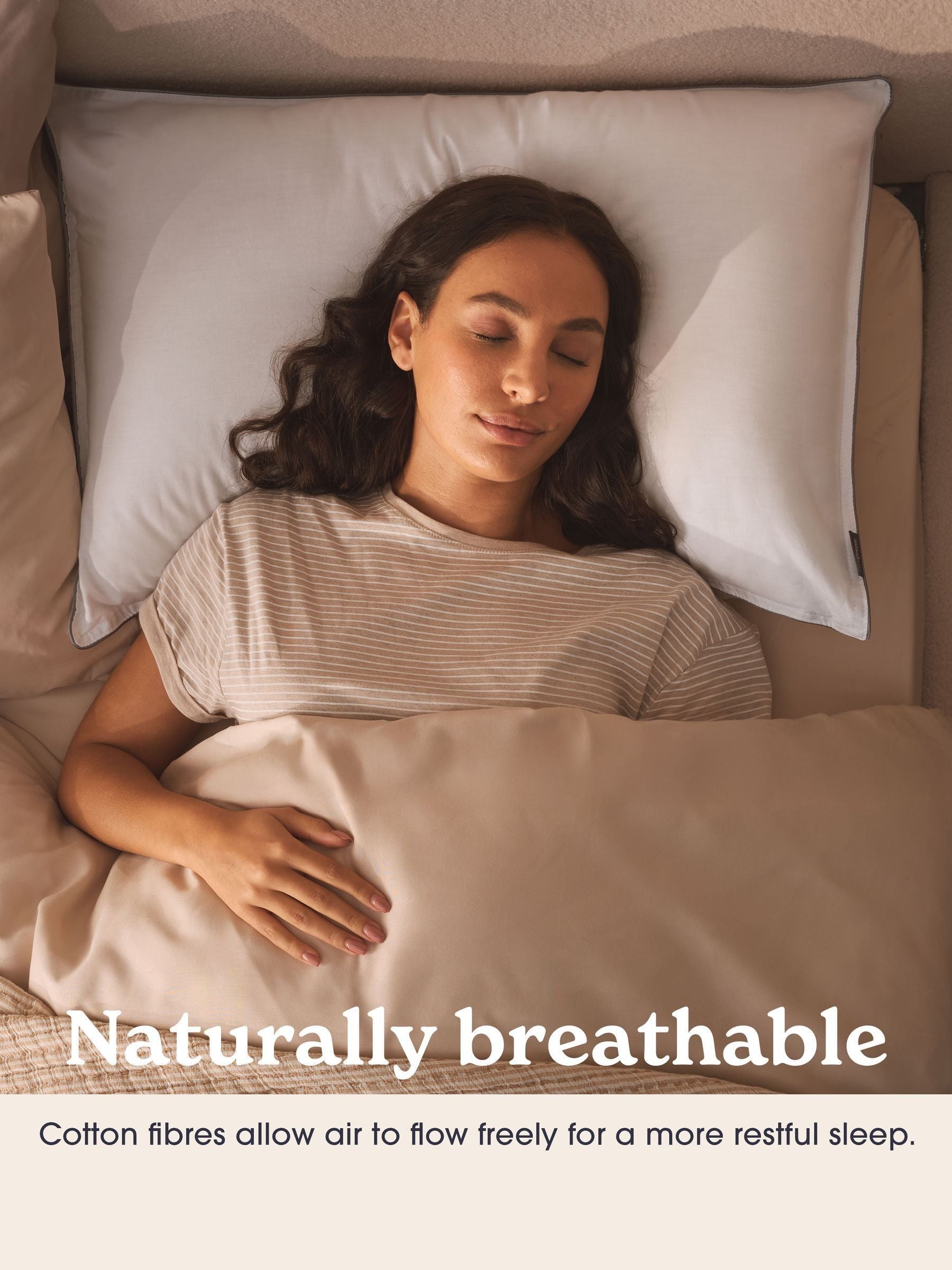 Sleepeezee cotton hypoallergenic pillow one size (British brand)