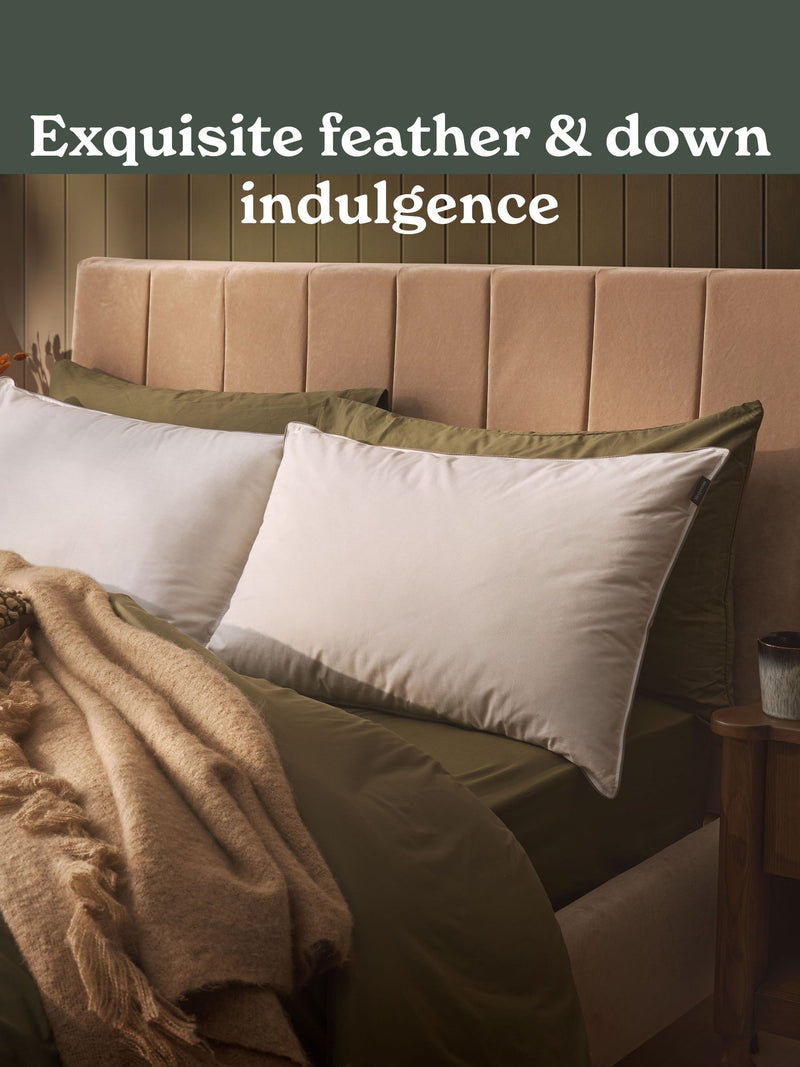 Sleepeezee feather down pillow, UK version