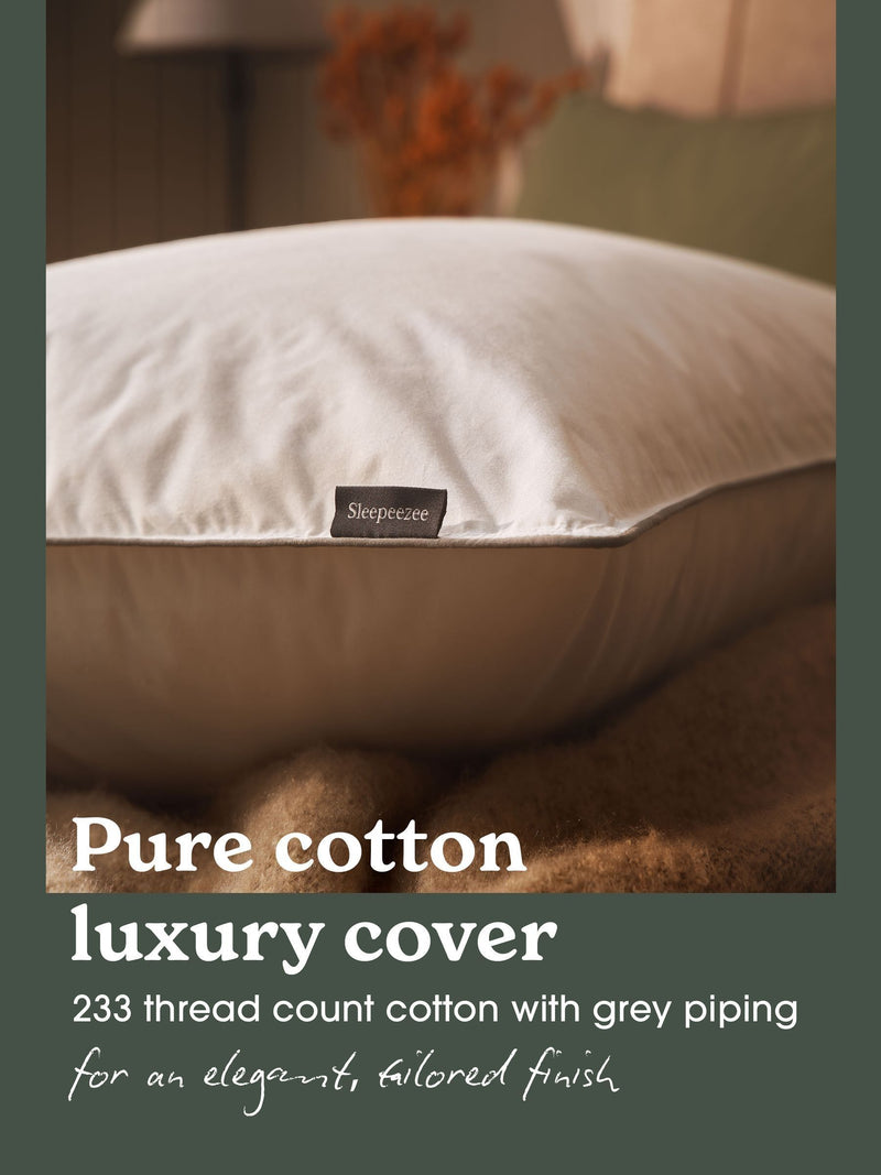 Sleepeezee feather down pillow, UK version