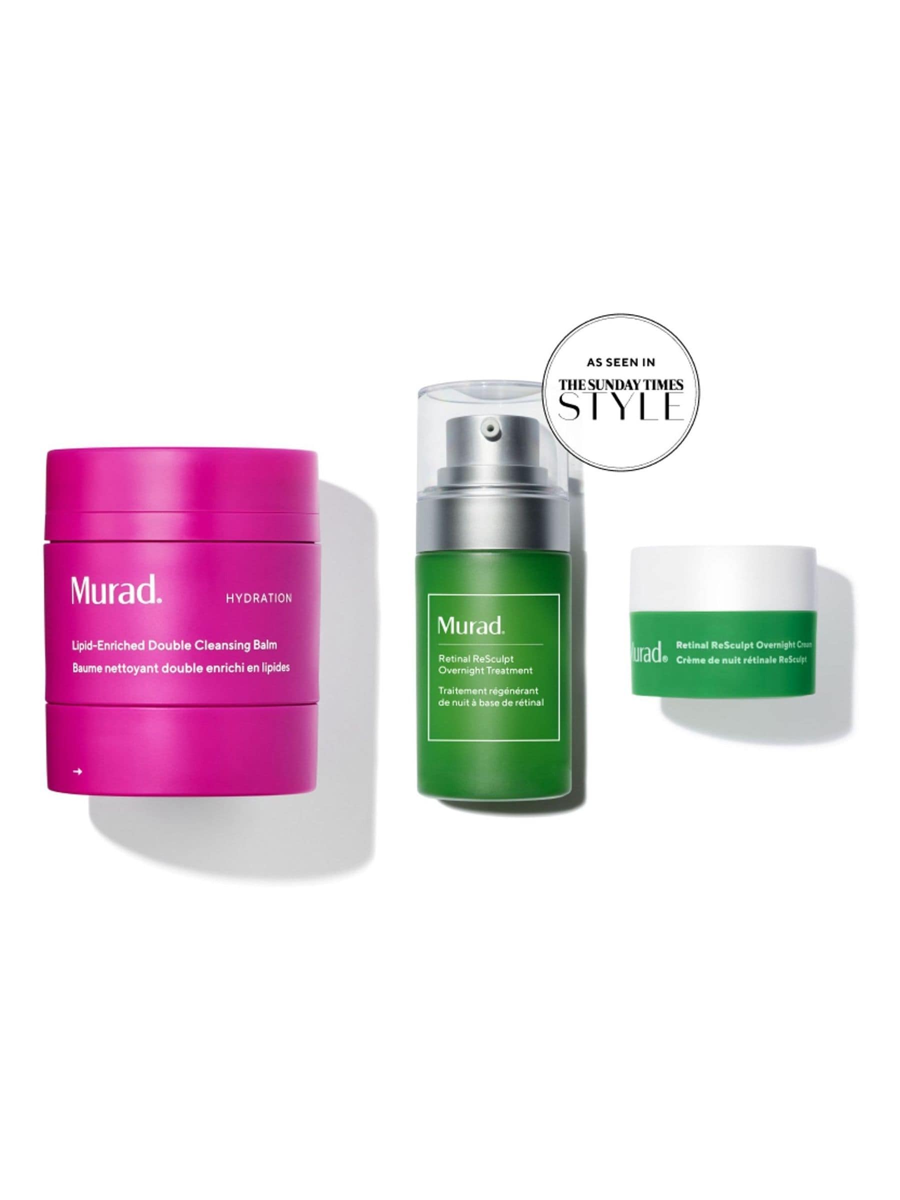 Murad Retinal ReSculpt Discovery skincare set, UK version