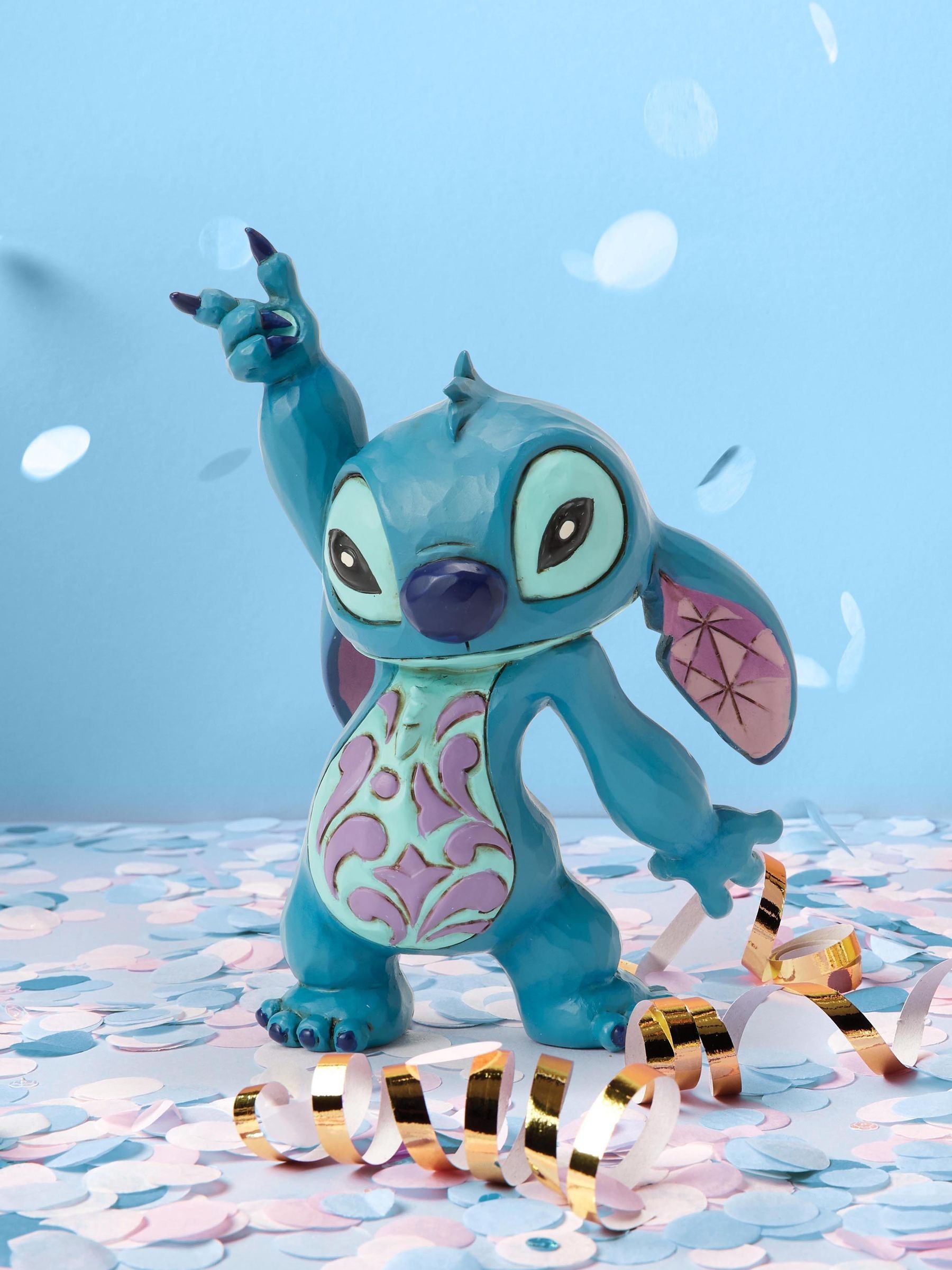 Jim Shore dancing Stitch mini figurine 9cm - British product