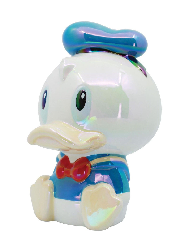 Disney Donald Duck ceramic money bank 16.5cm iridescent - British product
