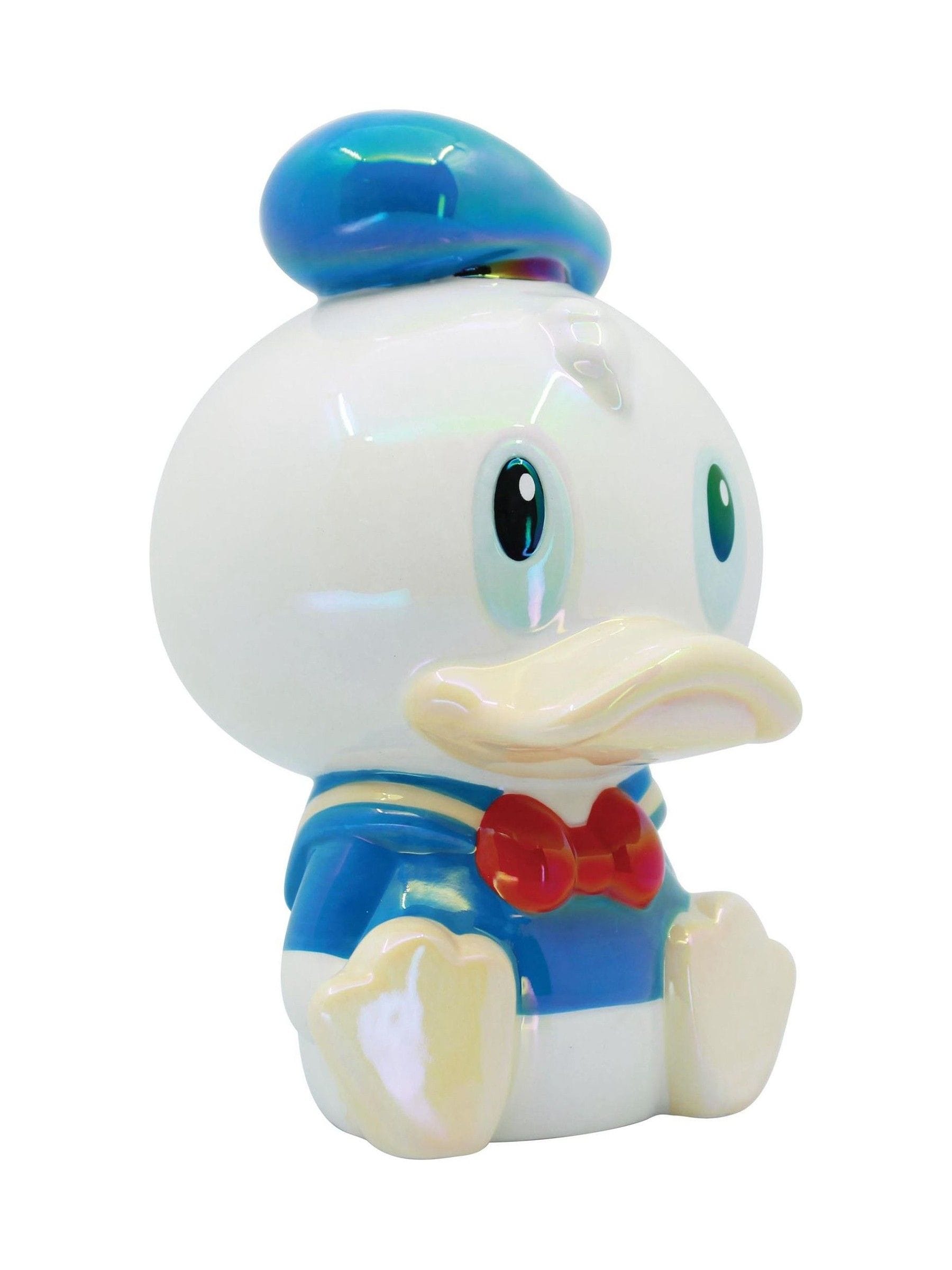 Disney Donald Duck ceramic money bank 16.5cm iridescent - British product