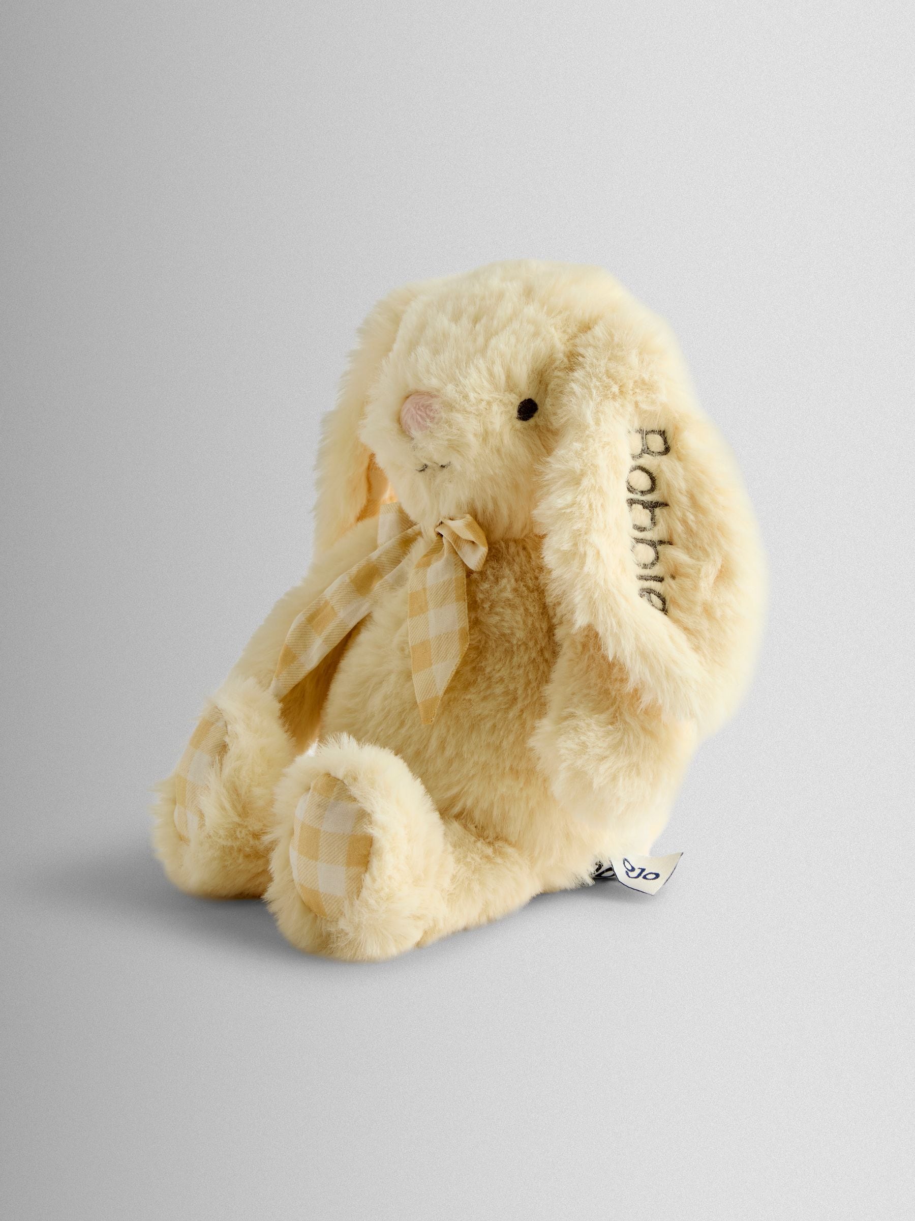 JoJo Maman Bébé Bobbie Bunny personalised soft toy small 20cm - British product