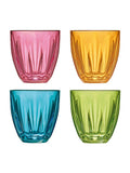 La Rochère set of 4 mixed colour Lily tumblers 25cl (British brand)