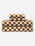 SlowTide Brush Mate printed patterned bath towel, imported from the UK
