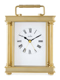 Acctim gold tone Marlow carriage clock, imported from the UK