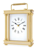 Acctim gold tone Marlow carriage clock, imported from the UK