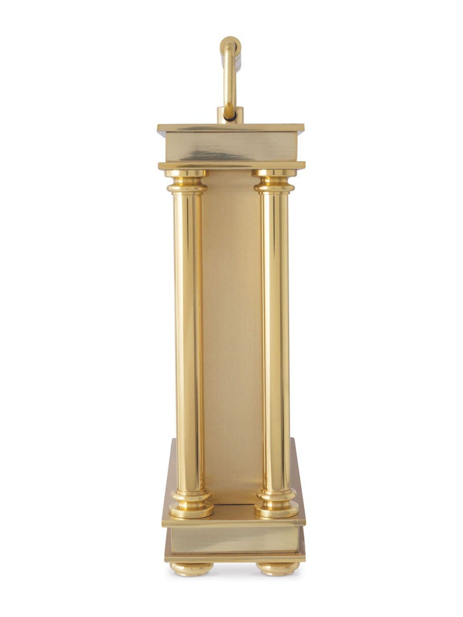 Acctim gold tone Marlow carriage clock, imported from the UK