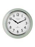 Brookpace radio controlled wall clock green 35cm, UK version