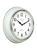 Brookpace radio controlled wall clock green 35cm, UK version