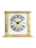 Acctim Hamilton table clock gold tone (British brand)