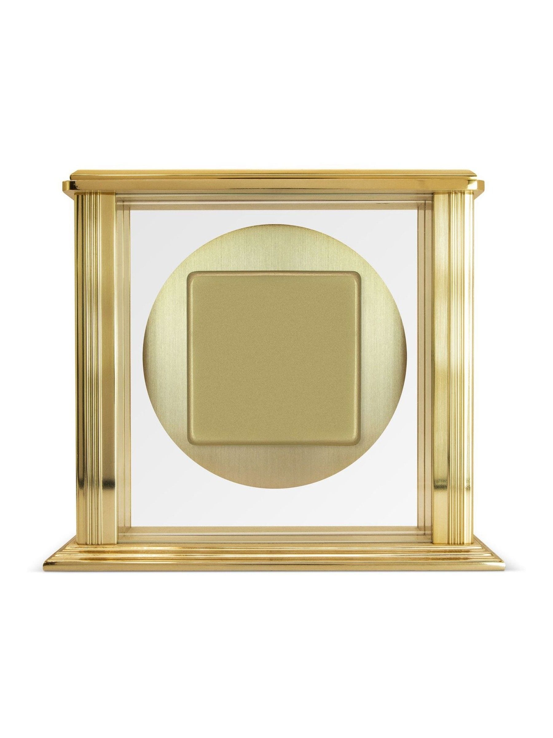Acctim Hamilton table clock gold tone (British brand)