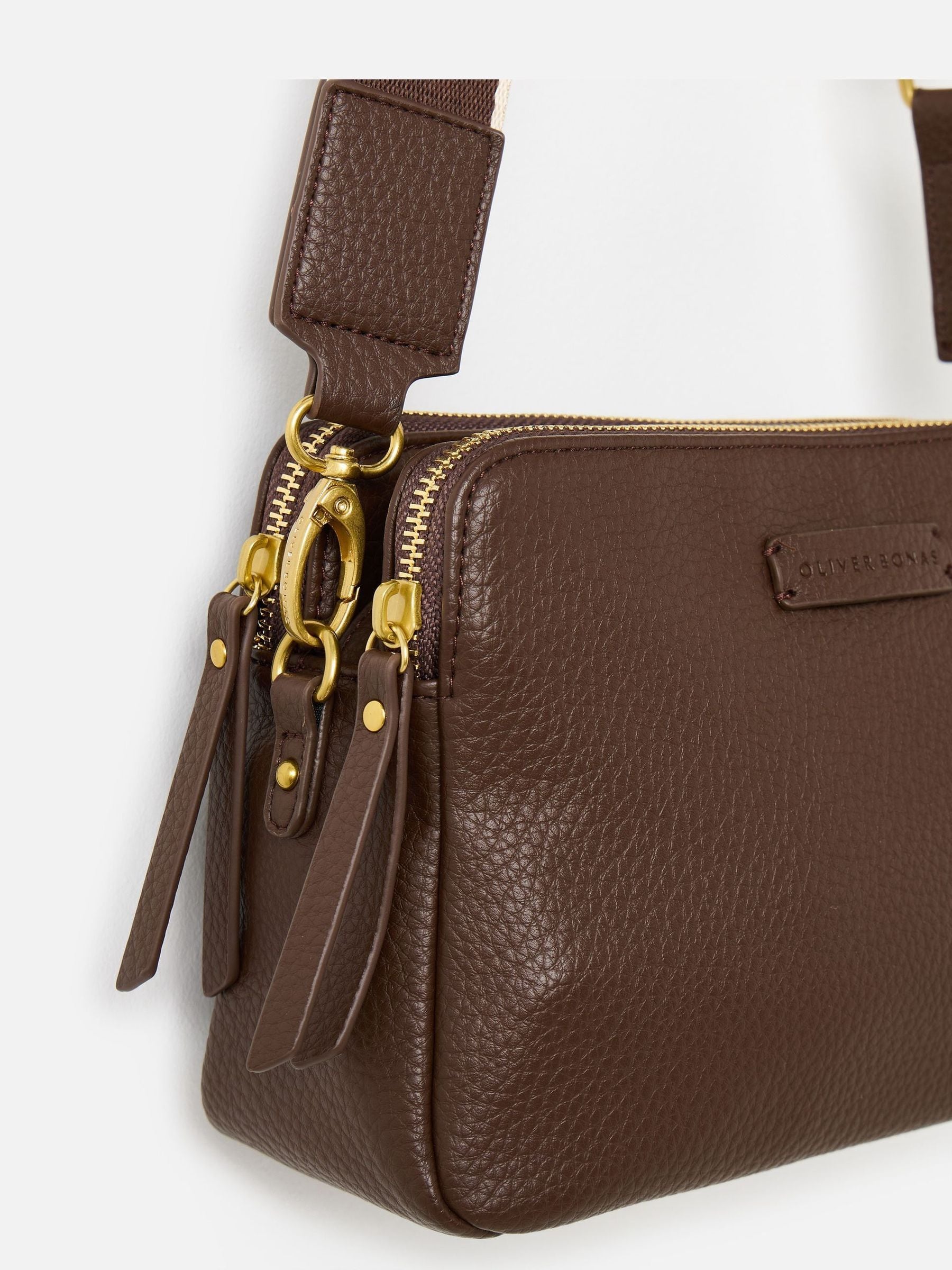Oliver Bonas brown Isla crossbody bag, UK version