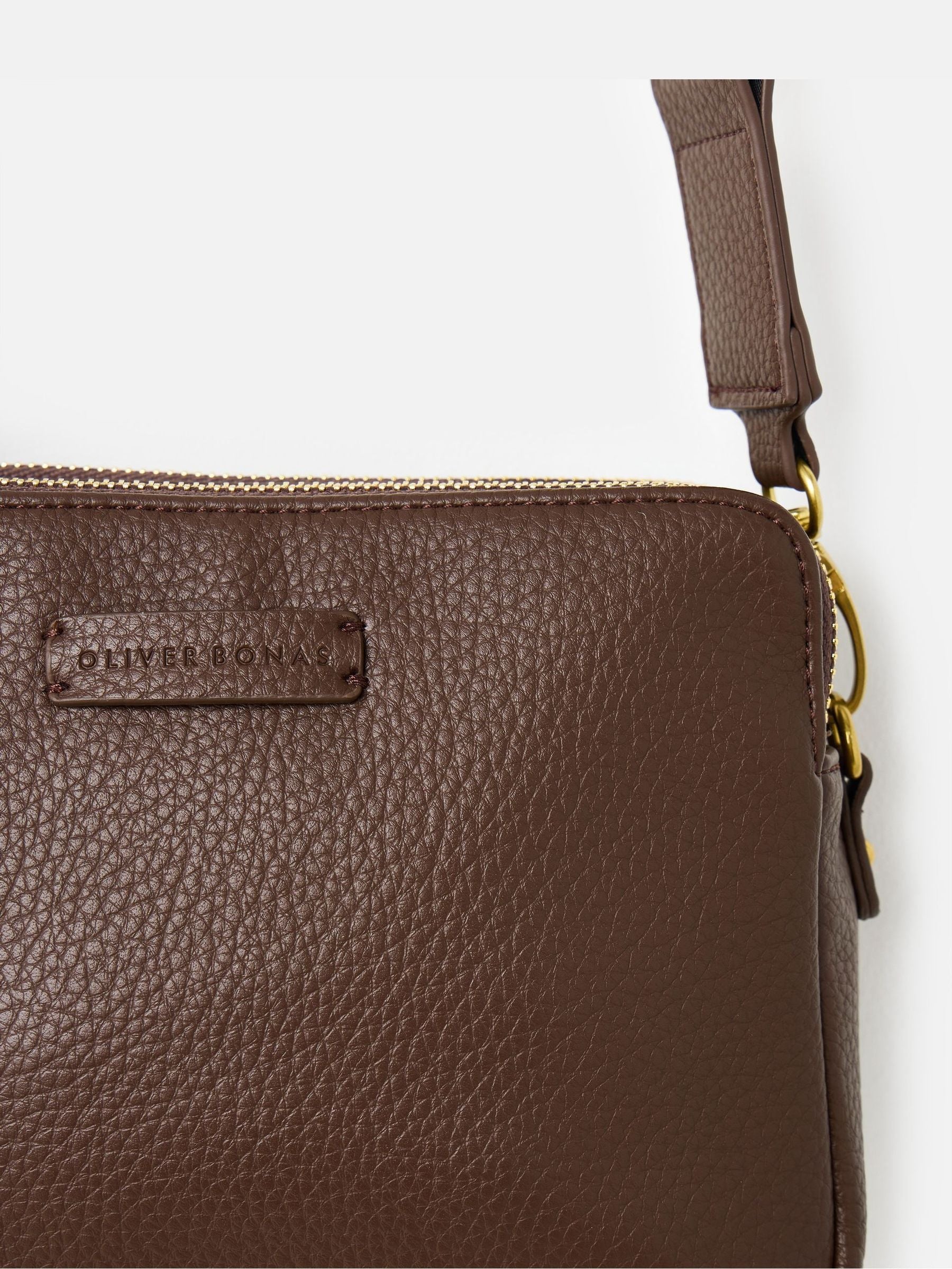 Oliver Bonas brown Isla crossbody bag, UK version