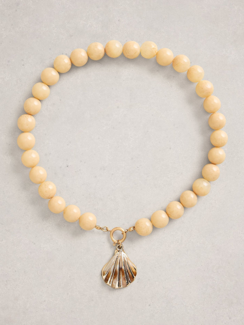 White Stuff natural shell charm necklace, imported from the UK
