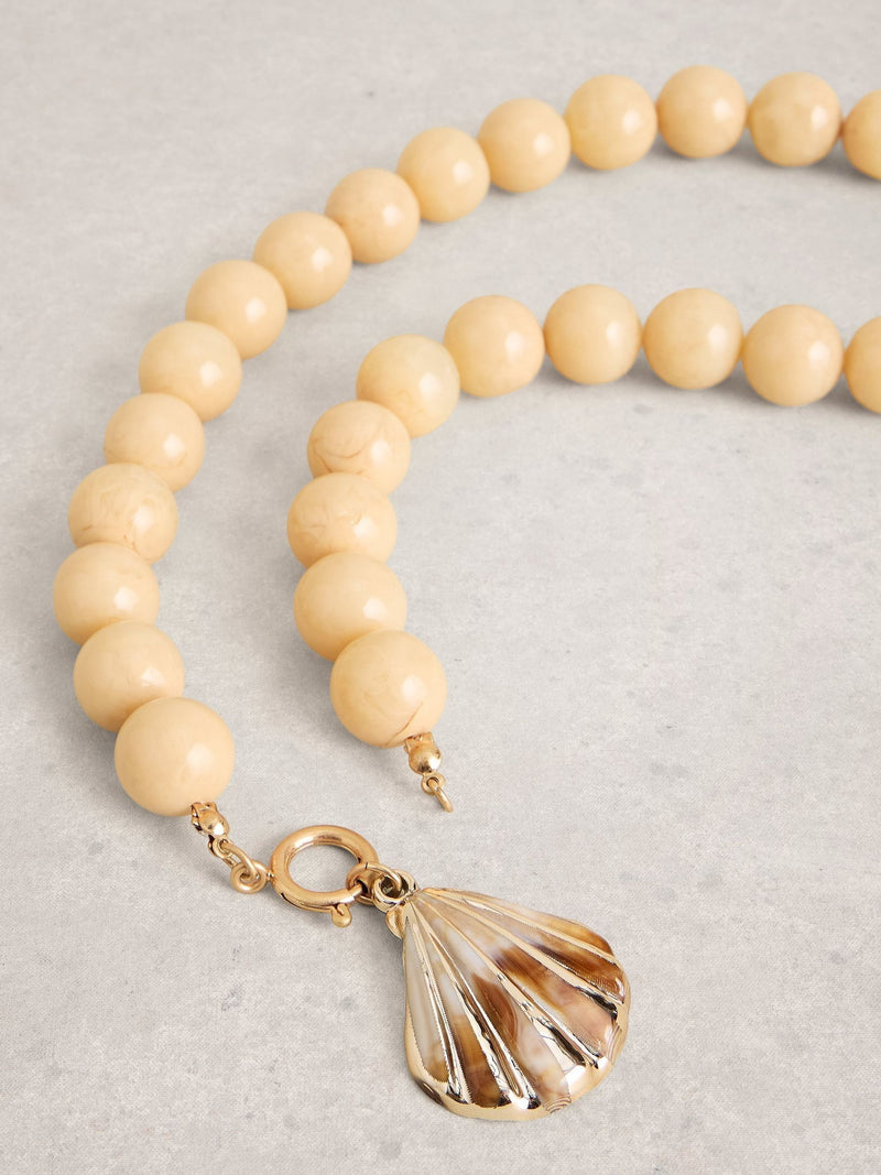 White Stuff natural shell charm necklace, imported from the UK