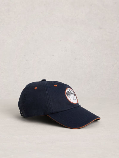Next White Stuff Blue Patch Baseball Cap- Buy online at McGrocer