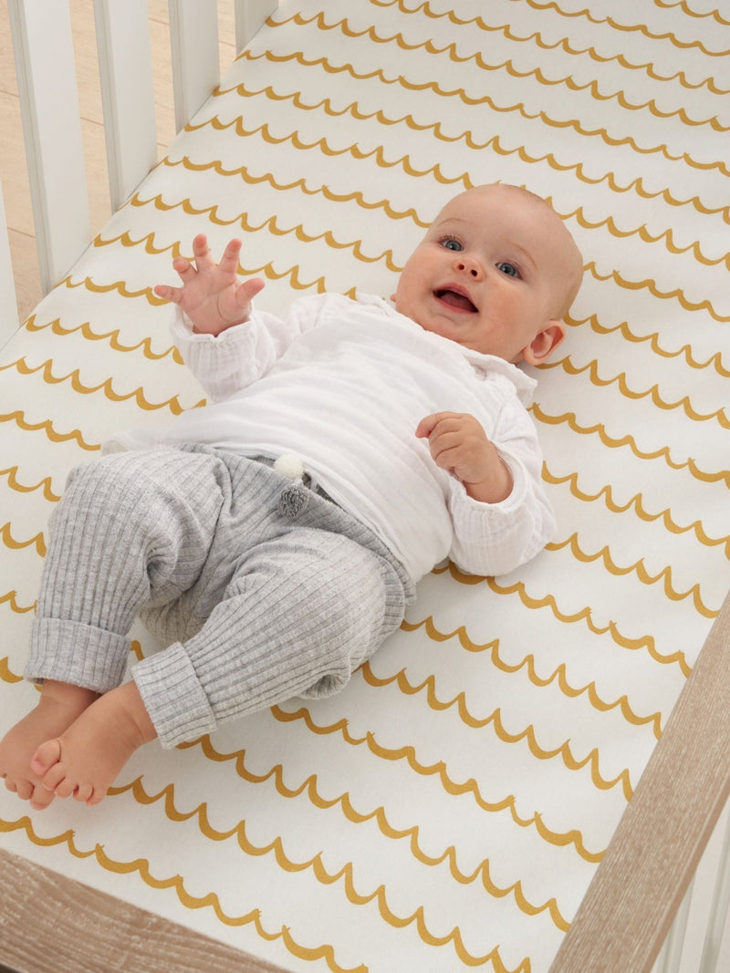 Tutti Bambini jungle orange cot bed fitted sheets 2 pack (British brand)