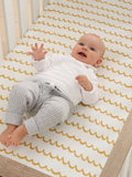 Tutti Bambini jungle orange cot bed fitted sheets 2 pack (British brand)