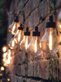 Lights4fun 20 warm white vintage style battery festoon lights, imported from the UK