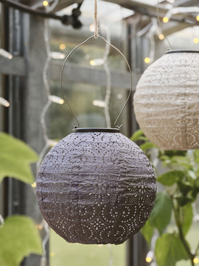 Lights4fun set of 3 Tyvek solar lanterns, imported from the UK