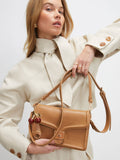 River Island brown slouch tab front shoulder bag (British brand)