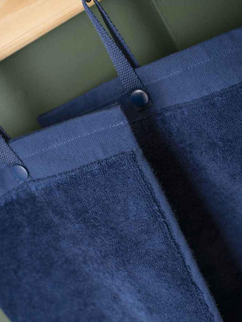 Loveabode personalised navy golf towel, UK version