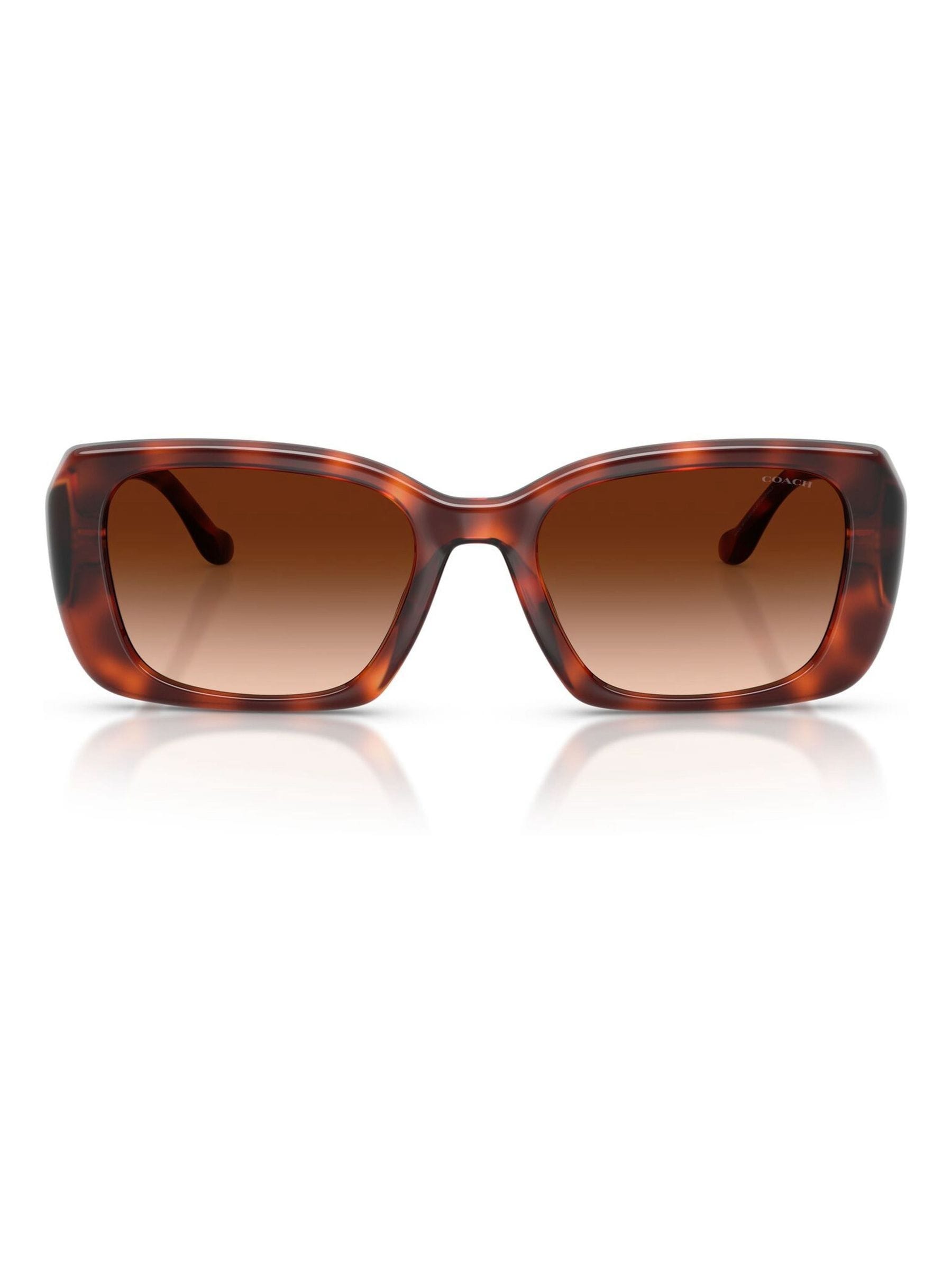 Coach brown square sunglasses (British brand)