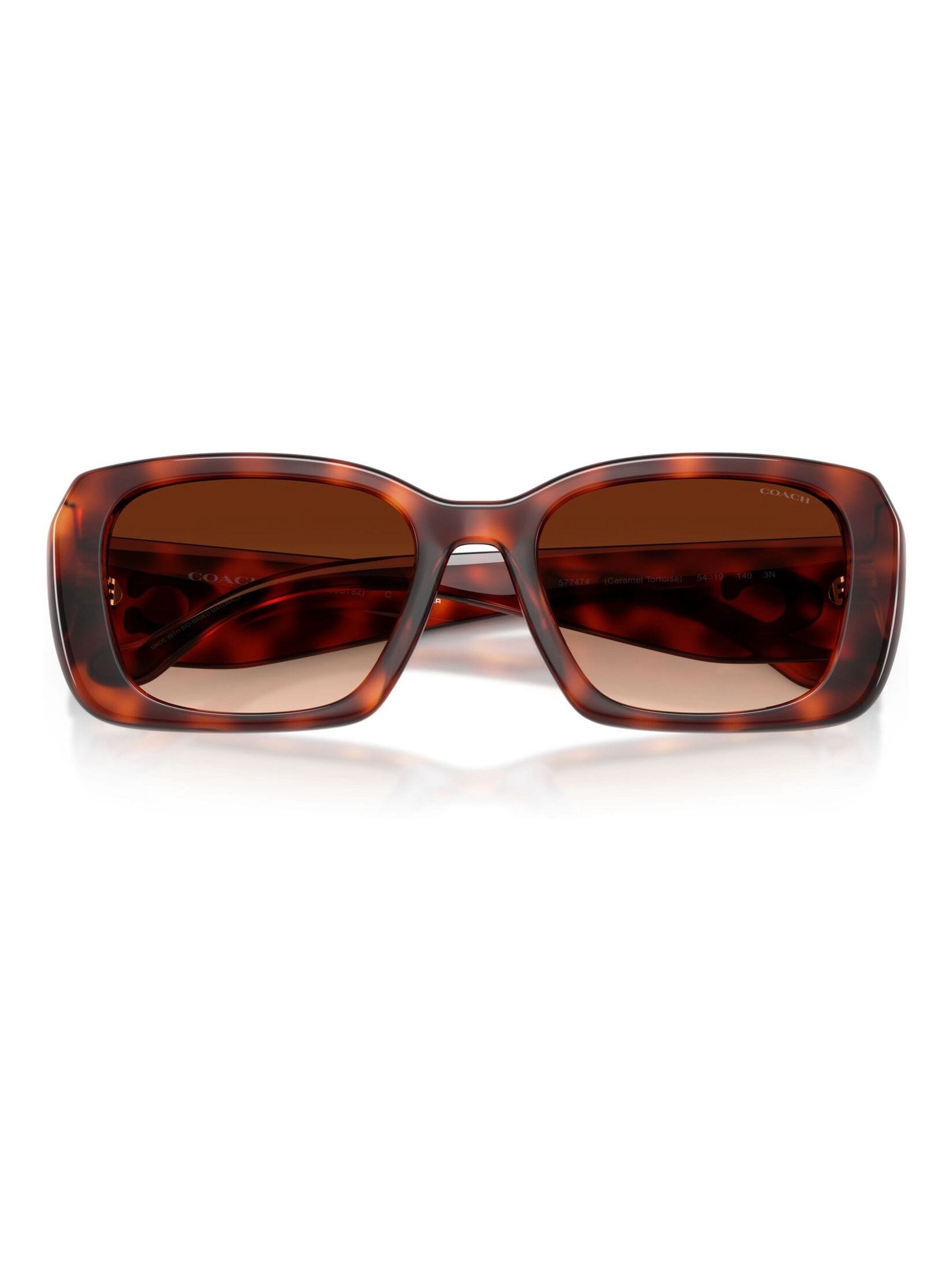 Coach brown square sunglasses (British brand)