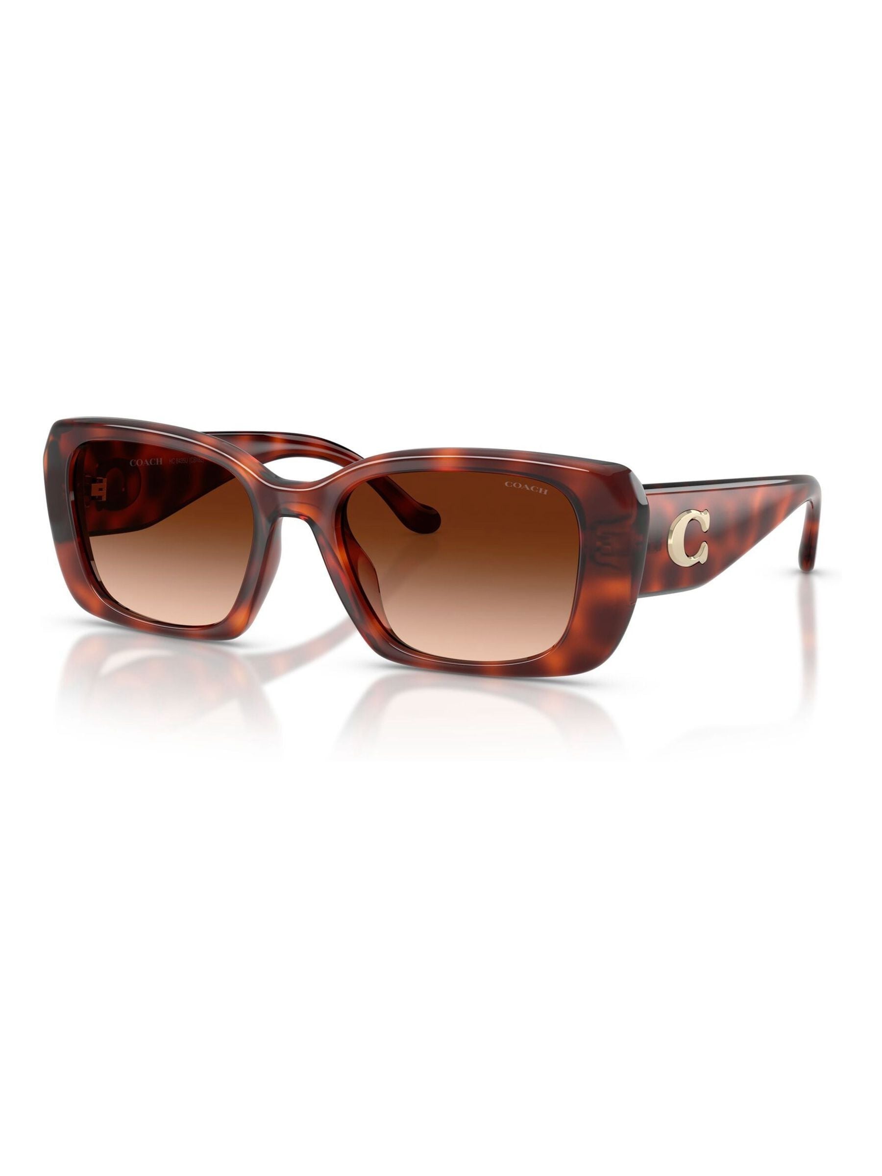 Coach brown square sunglasses (British brand)