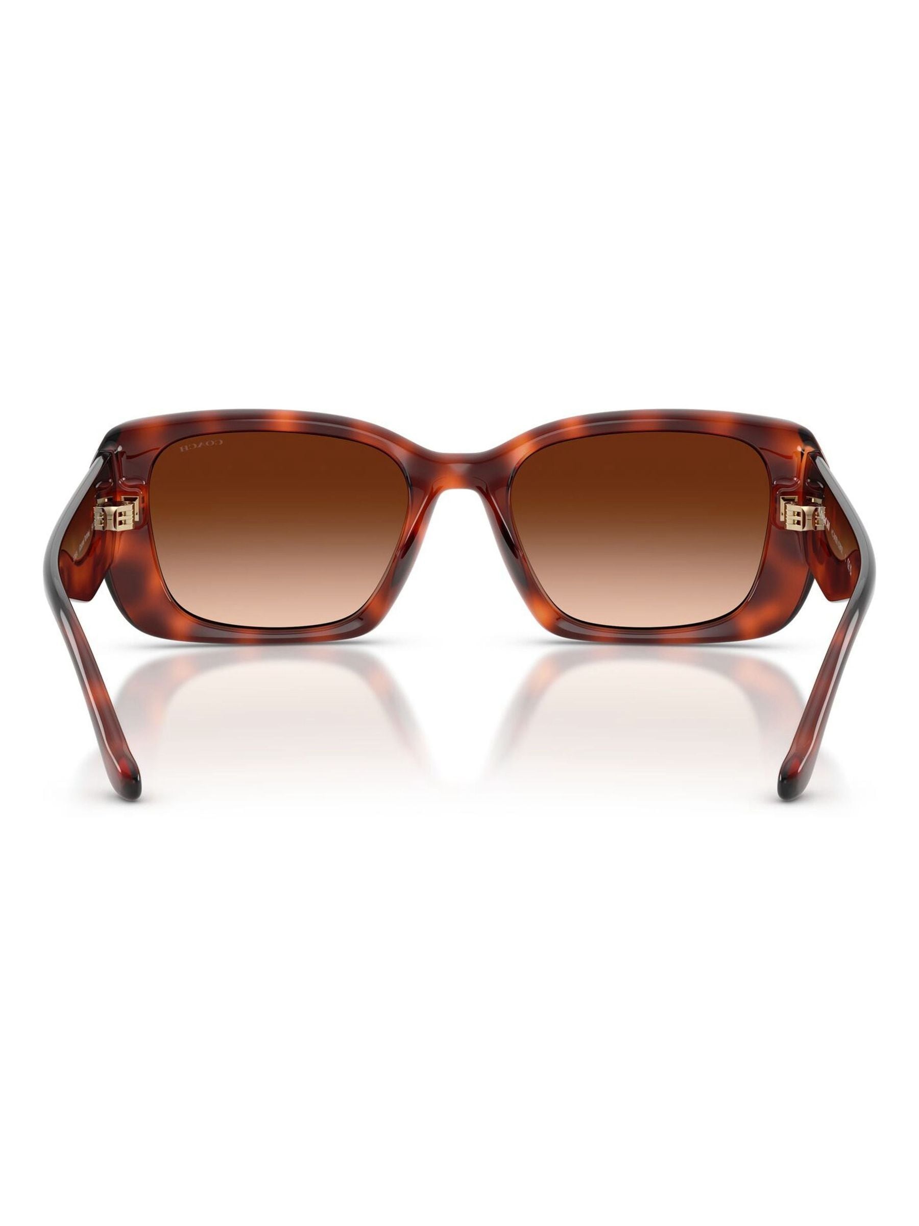 Coach brown square sunglasses (British brand)