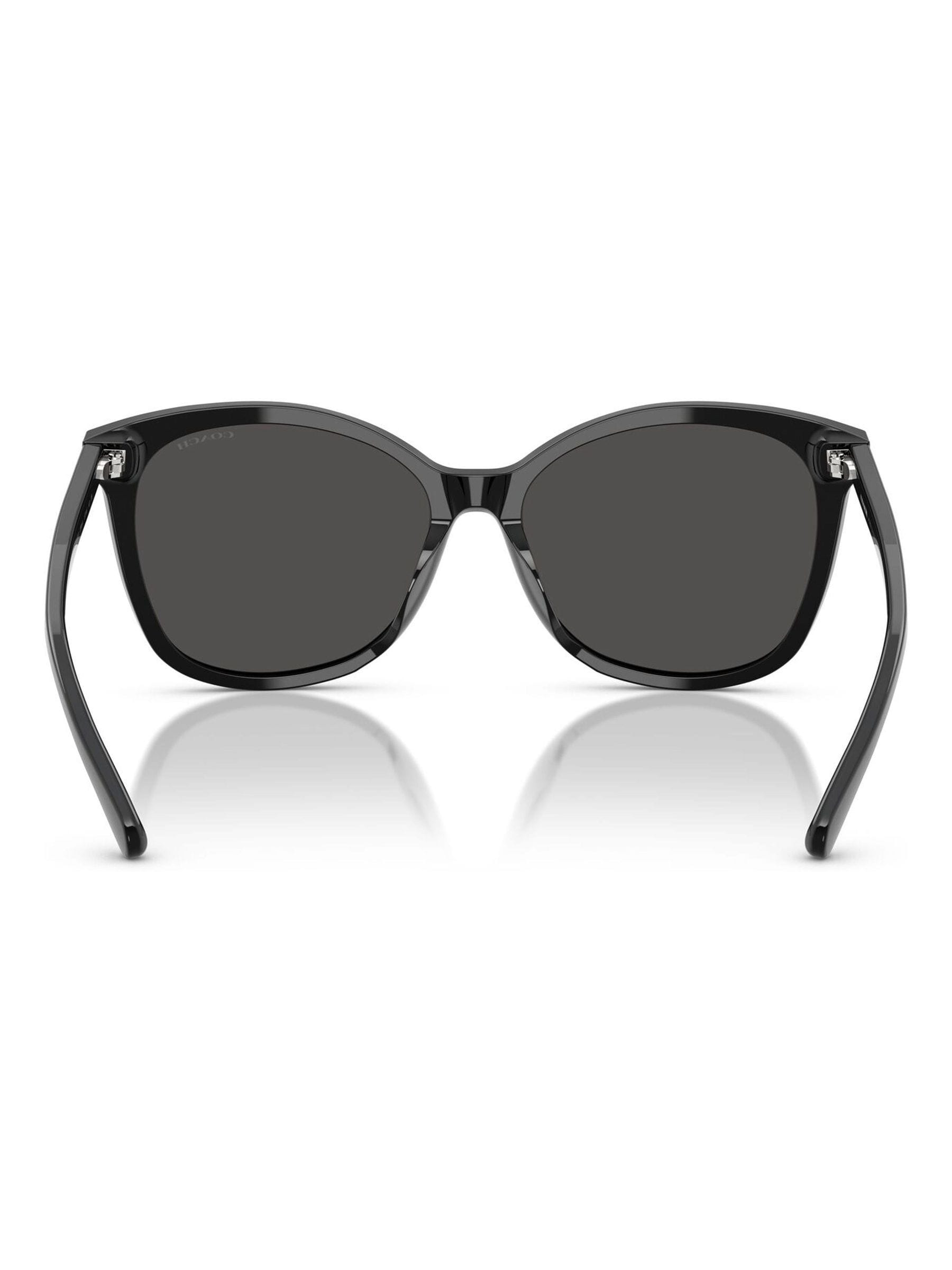 COACH black square sunglasses acetate frame - British product