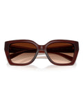 Coach brown square sunglasses gradient lenses (British brand)