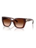 Coach brown square sunglasses gradient lenses (British brand)