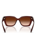 Coach brown square sunglasses gradient lenses (British brand)