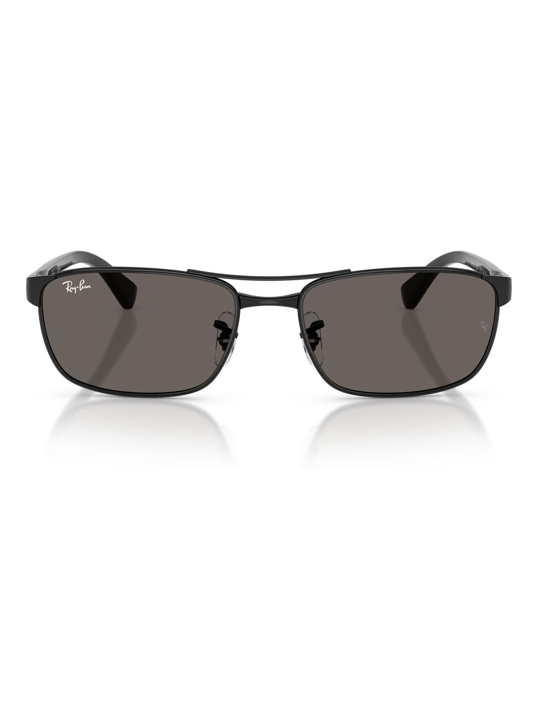 Ray-Ban RB3778 black metal sunglasses, imported from the UK