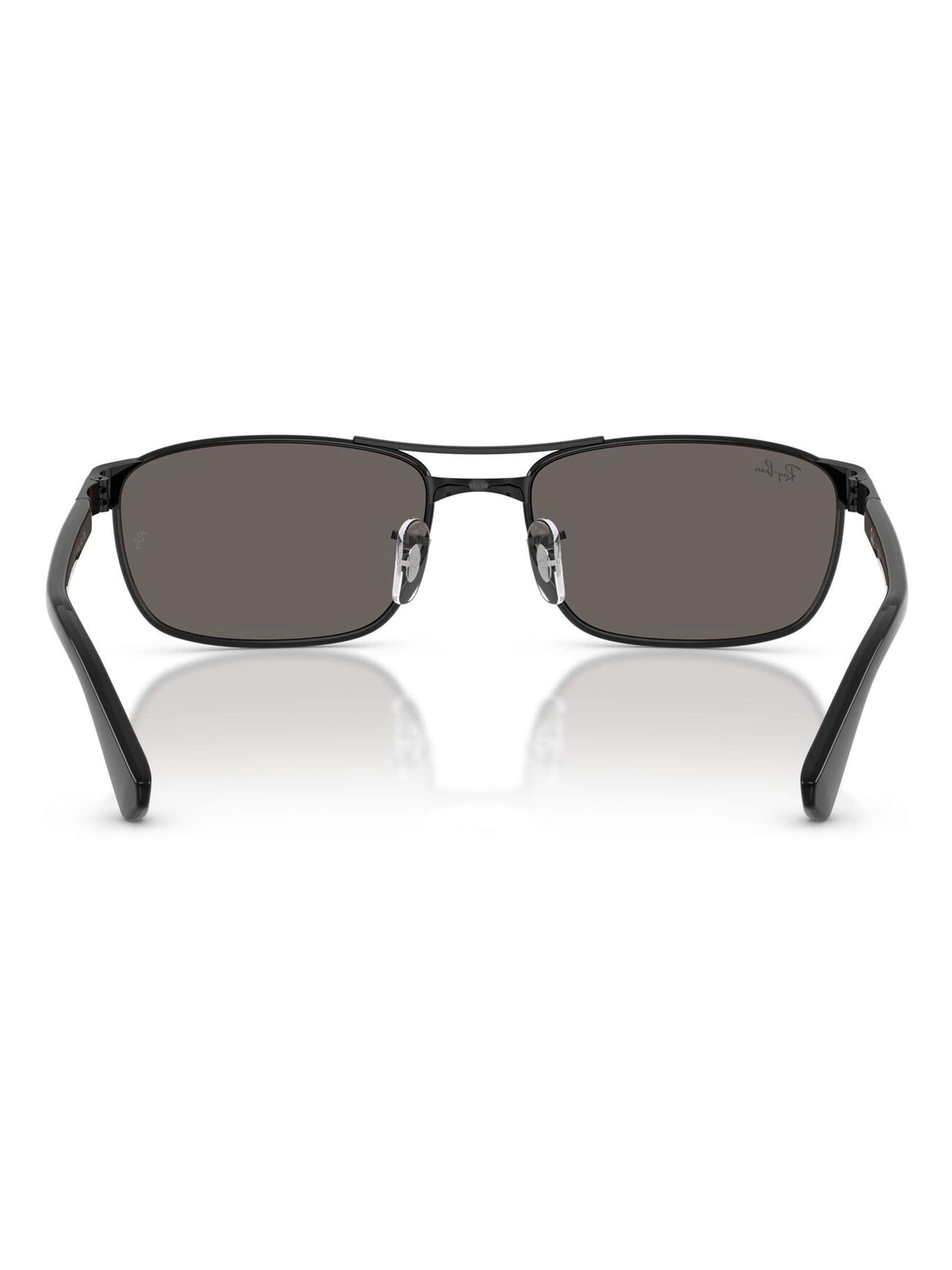 Ray-Ban RB3778 black metal sunglasses, imported from the UK