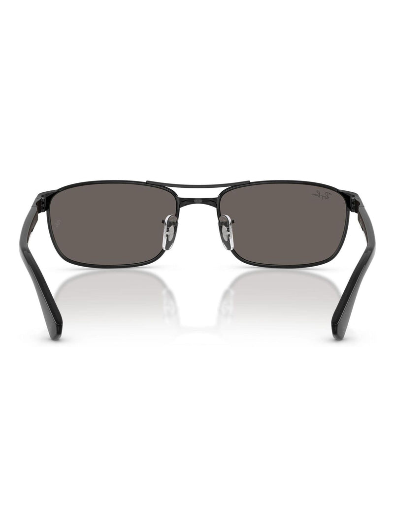 Ray-Ban RB3778 black metal sunglasses, imported from the UK