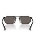 Ray-Ban RB3778 black metal sunglasses, imported from the UK