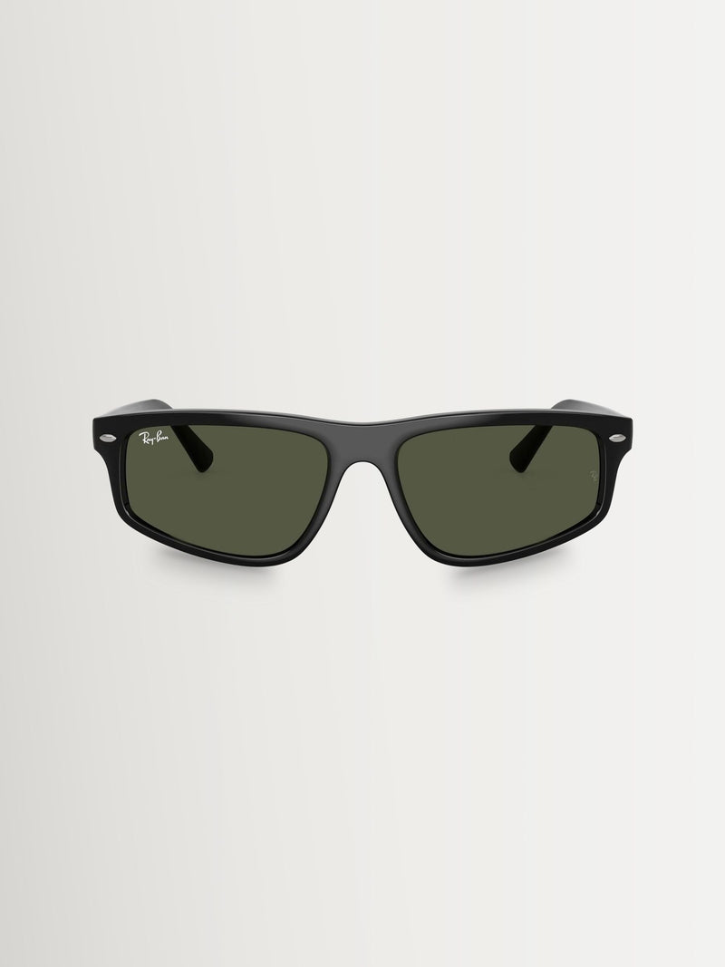 Ray Ban black irregular sunglasses, UK version