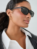 Ray Ban black irregular sunglasses, UK version