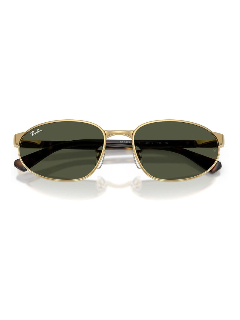 Ray-Ban gold metal geometrical sunglasses (British brand)
