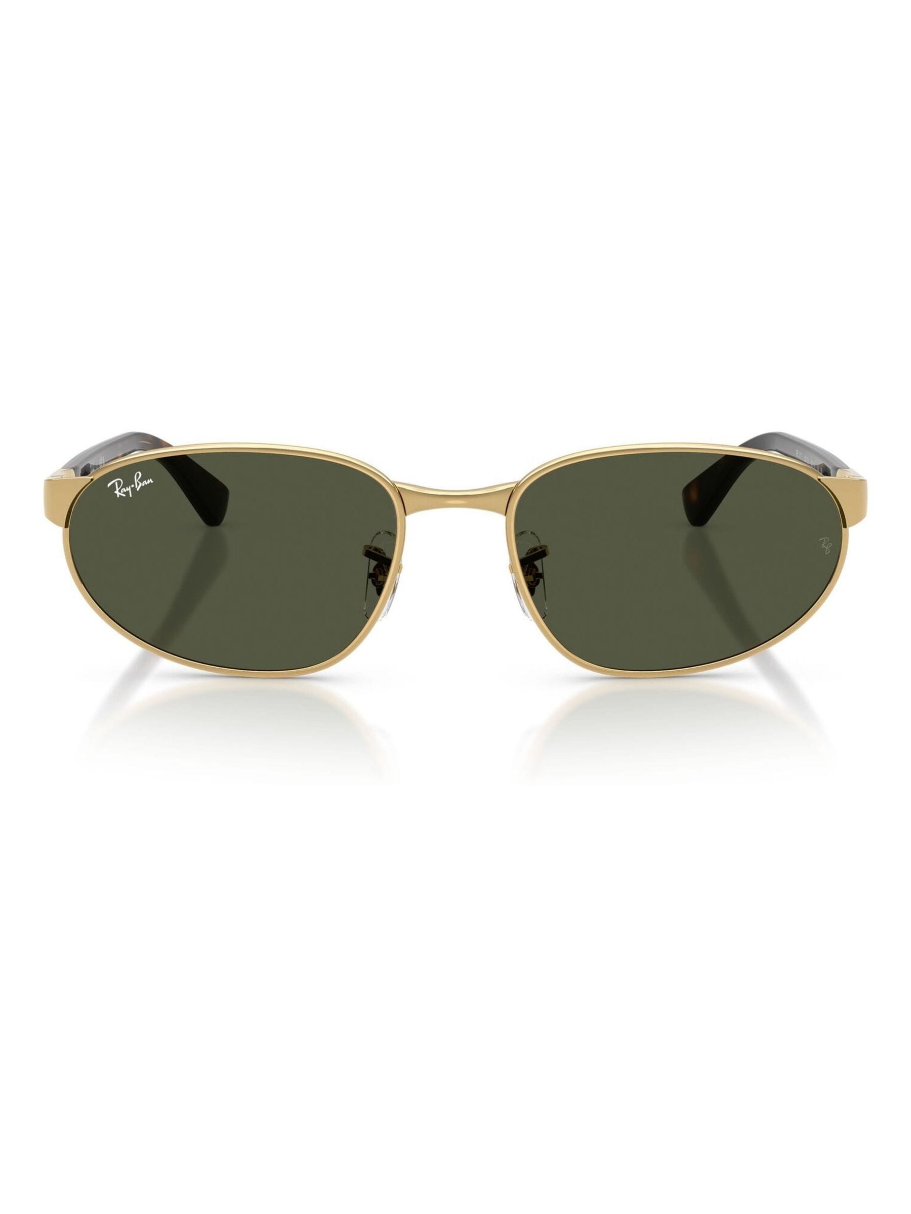 Ray-Ban gold metal geometrical sunglasses (British brand)