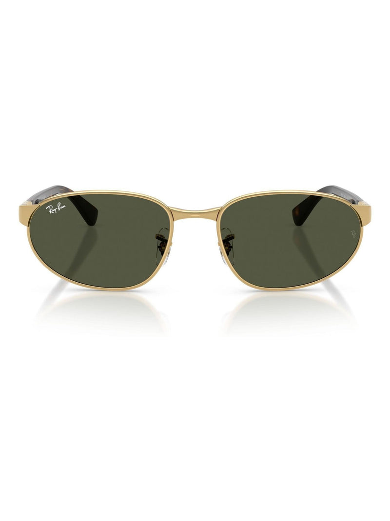 Ray-Ban gold metal geometrical sunglasses (British brand)